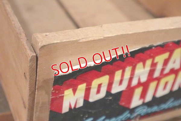 画像3: dp-180110-05 Mountain Lion Brand Colorado Peaches / Vintage Wood Box