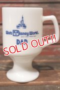 ct-210801-29 Walt Disney World / Federal 1970's Footed Mug "DAD"