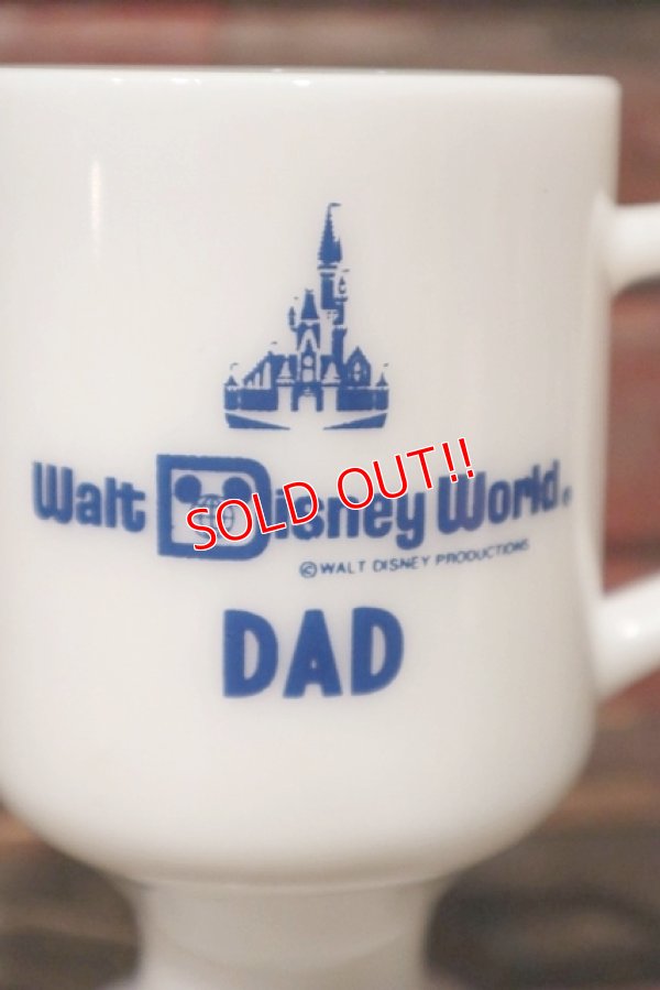 画像2: ct-210801-29 Walt Disney World / Federal 1970's Footed Mug "DAD"