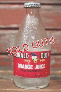 ct-210701-72 Donald Duck / 1980's Orange Juice 7 FL.OZ. Bottle
