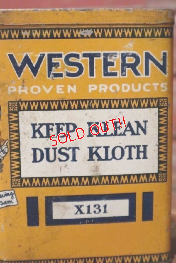 画像2: dp-210701-19 WESTERN KEEP KLEAN DUST KLOTH / Vintage Can