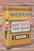 dp-210701-19 WESTERN KEEP KLEAN DUST KLOTH / Vintage Can