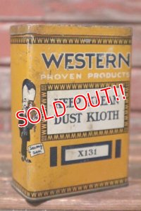 dp-210701-19 WESTERN KEEP KLEAN DUST KLOTH / Vintage Can