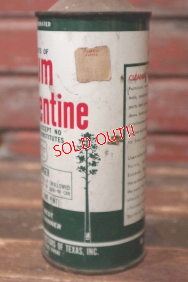 画像3: dp-210701-15 Gum Turpentine / Vintage Tin Can