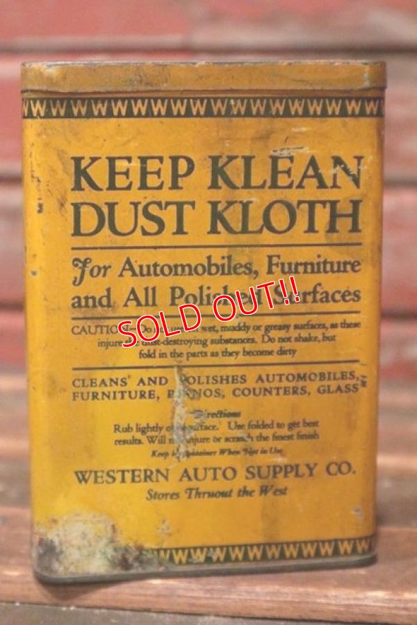 画像5: dp-210701-19 WESTERN KEEP KLEAN DUST KLOTH / Vintage Can