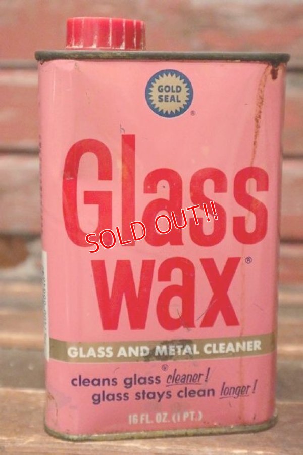 画像1: dp-210701-16 GOLD SEAL Glass Wax / Vintage Tin Can