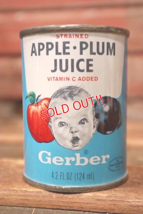 画像1: dp-210801-16 Gerber / Vintage Apple Plum Juice Can