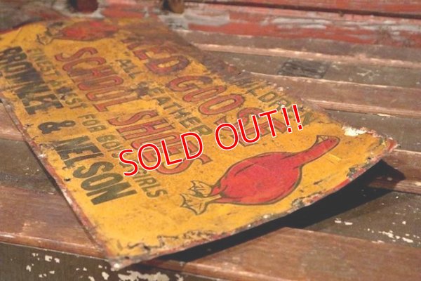 画像10: dp-210801-35 RED GOOSE SHOES / 1920's-1930's Metal Sign