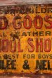 画像3: dp-210801-35 RED GOOSE SHOES / 1920's-1930's Metal Sign