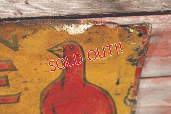 画像6: dp-210801-35 RED GOOSE SHOES / 1920's-1930's Metal Sign