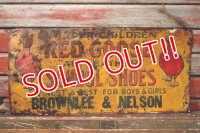 dp-210801-35 RED GOOSE SHOES / 1920's-1930's Metal Sign