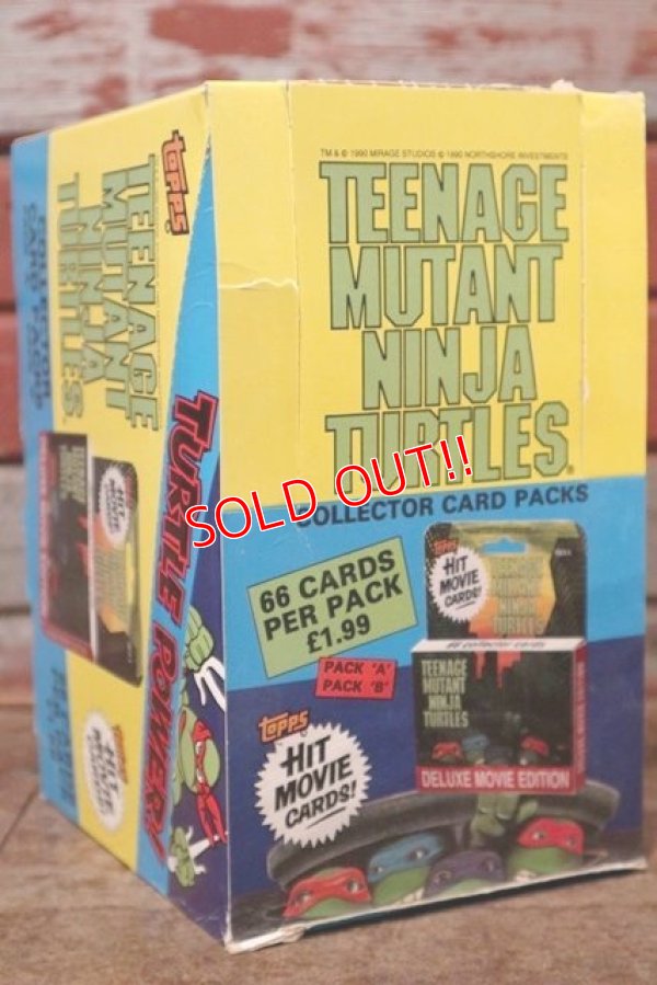 画像1: ct-200901-29 TEENAGE MUTANT NINJA TURTLES / Topps 1990 Collector Cards Box