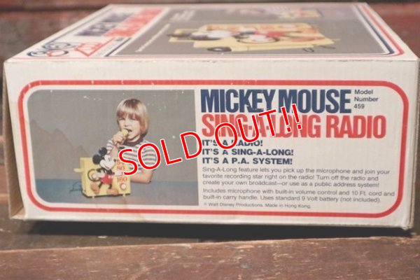 画像11: ct-210801-44 Mickey Mouse / Concept 2000 Model Number 459 Sing-A-Long Radio