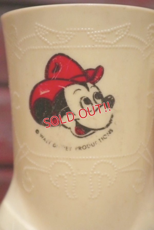 画像2: ct-210801-81 Mickey Mouse / 1960's-1970's Cowboy Boot Plastic Mug
