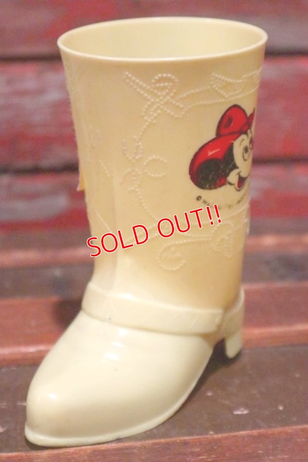 画像3: ct-210801-81 Mickey Mouse / 1960's-1970's Cowboy Boot Plastic Mug