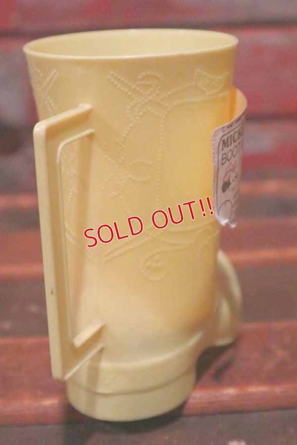 画像4: ct-210801-81 Mickey Mouse / 1960's-1970's Cowboy Boot Plastic Mug