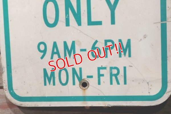 画像4: dp-210801-34 Road Sign / PARKING BY PERMIT ONLY