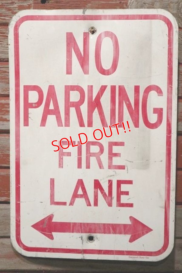 画像1: dp-210801-34 Road Sign / NO PARKING FIRE LANE