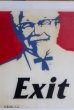 画像2: dp-210801-38 KFC / 1990's-2000's Store Sign "Exit" (2)