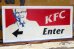 画像1: dp-210801-37 KFC / 1990's-2000's Store Sign "Enter" (1)