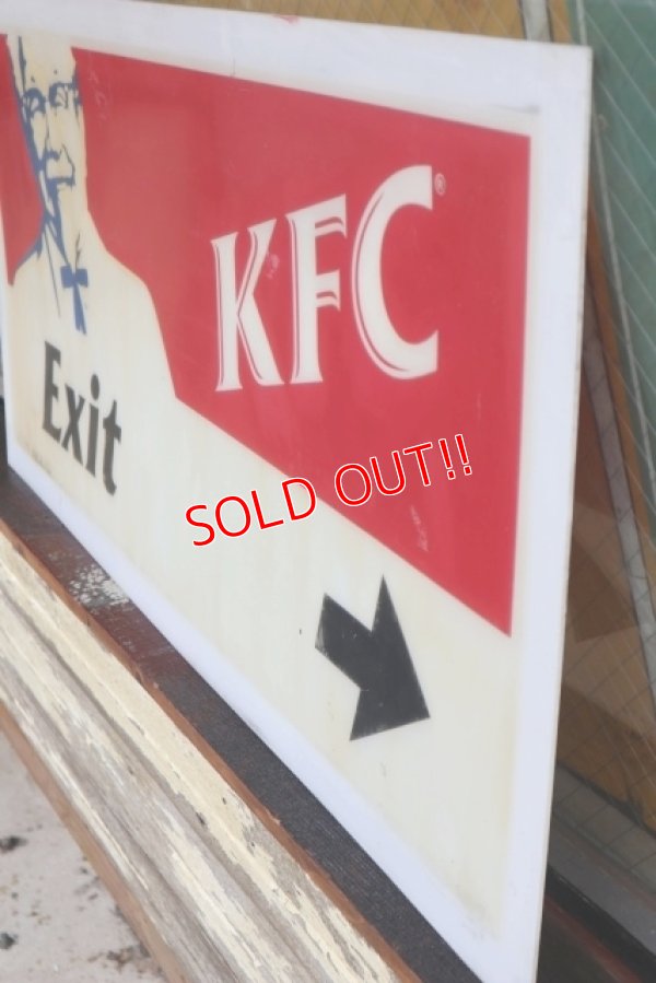 画像8: dp-210801-38 KFC / 1990's-2000's Store Sign "Exit"