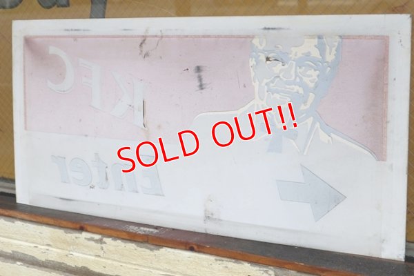 画像10: dp-210801-37 KFC / 1990's-2000's Store Sign "Enter"