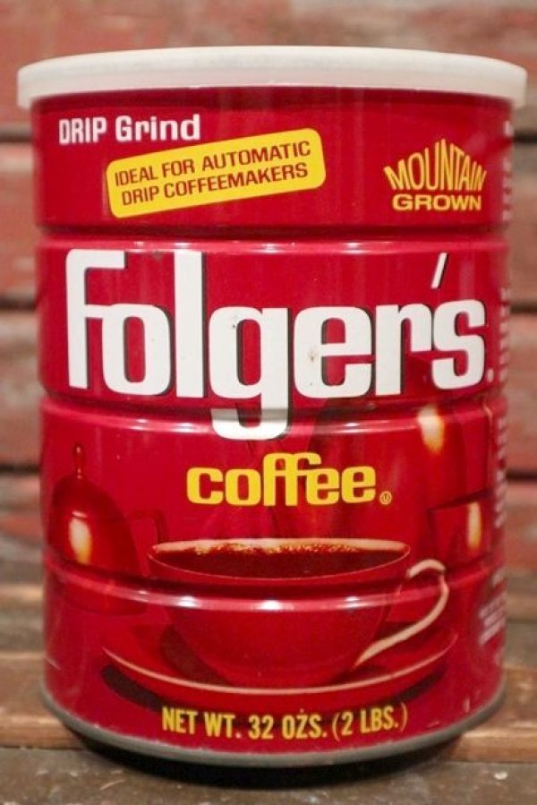 画像1: dp-210801-23 Folger's Coffee / 32 OZS.(2LBS.) Tin Can
