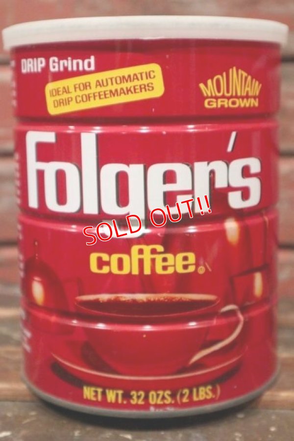 画像2: dp-210801-23 Folger's Coffee / 32 OZS.(2LBS.) Tin Can