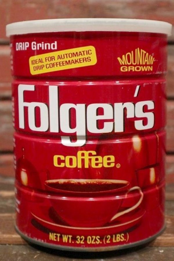 画像1: dp-210801-22 Folger's Coffee / 32 OZS.(2LBS.) Tin Can