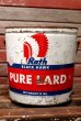 画像1: dp-210801-53 Rath BLACK HAWK PURE LARD / 1950's Bucket Tin Can (1)