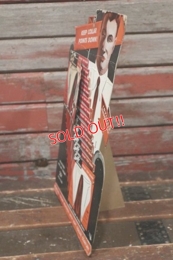 画像10: dp-210801-02 Spiffy INVISIBLE KEEP COLLAR / 1940's Cardboard Sign