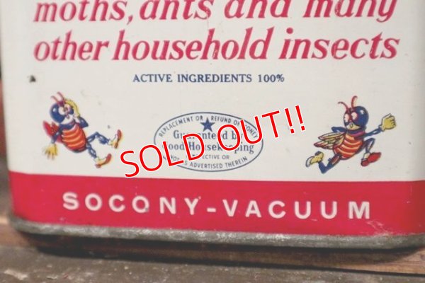 画像3: dp-210901-03 SOCONY-VACUUM / Bug-a-boo ONE U.S.QUART Can