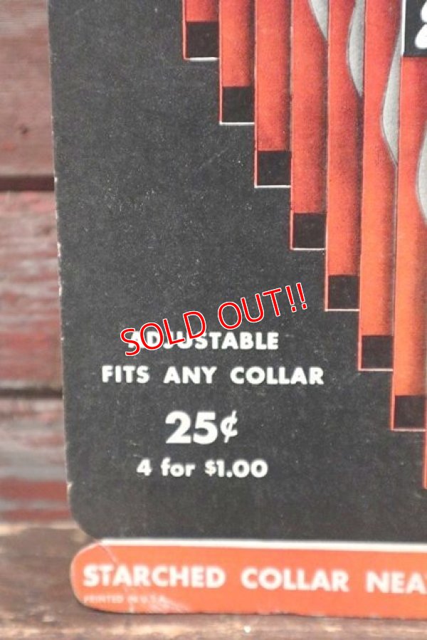 画像6: dp-210801-02 Spiffy INVISIBLE KEEP COLLAR / 1940's Cardboard Sign