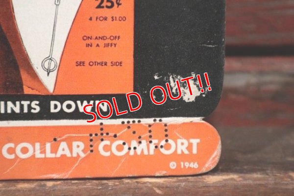 画像7: dp-210801-02 Spiffy INVISIBLE KEEP COLLAR / 1940's Cardboard Sign