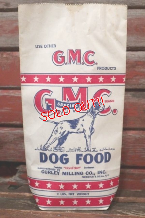 画像1: dp-210901-05 G.M.C DOG FOOD / Vintage Paper Bag