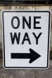 画像1: dp-210801-34 Road Sign "ONE WAY →" (1)