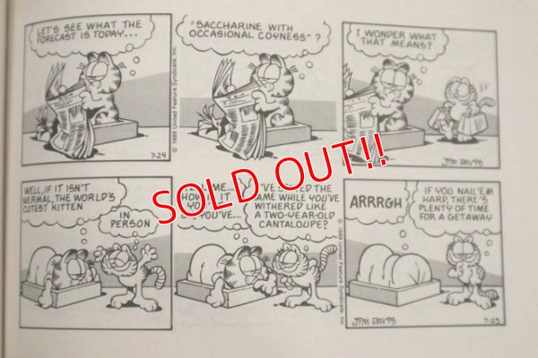 画像5: ct-210501-94 Garfield / 1989 Comic "Garfield hangs out "