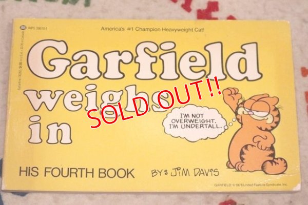 画像1: ct-210501-94 Garfield / 1982 Comic "Garfield weigh in"