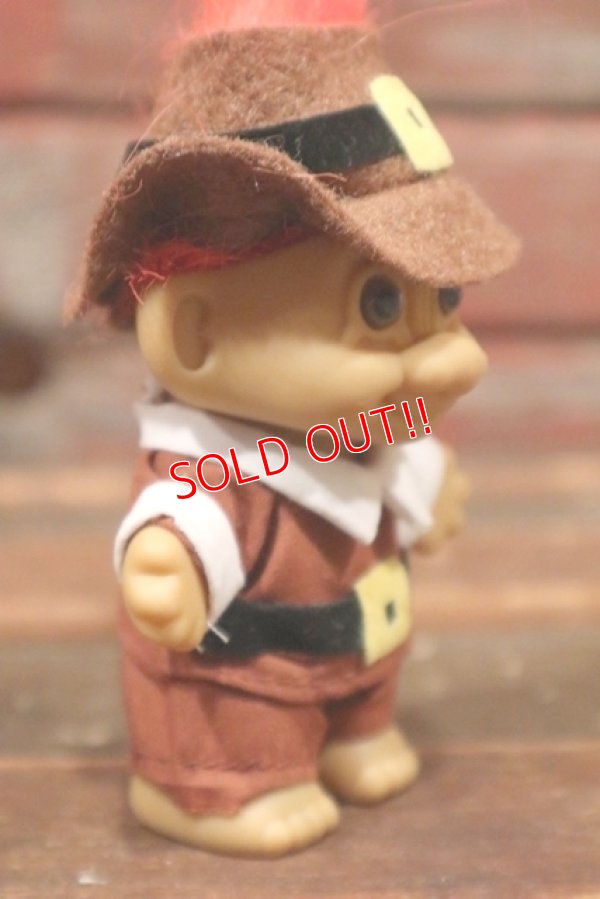 画像3: ct-210701-58 Trolls / RUSS Brown Cloth & Hat Orange Hair Doll