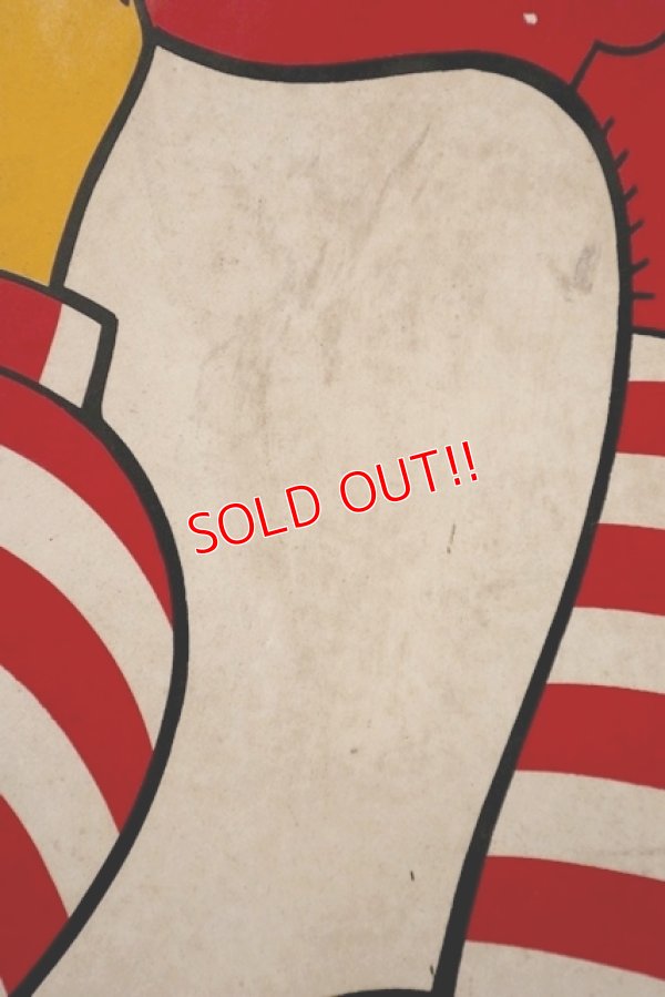 画像9: ct-210901-60 McDonald's / Ronald McDonald Vintage Wooden Sign