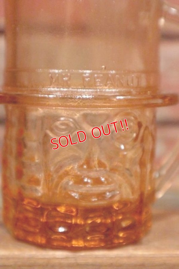 画像2: ct-210901-28 PLANTERS / MR.PEANUT 1950's-1960's Glass Mug (Amber)