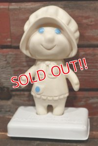 ct-210901-23 Pillsbury / Poppie Fresh 1970's Soft Vinyl Doll w/Stand