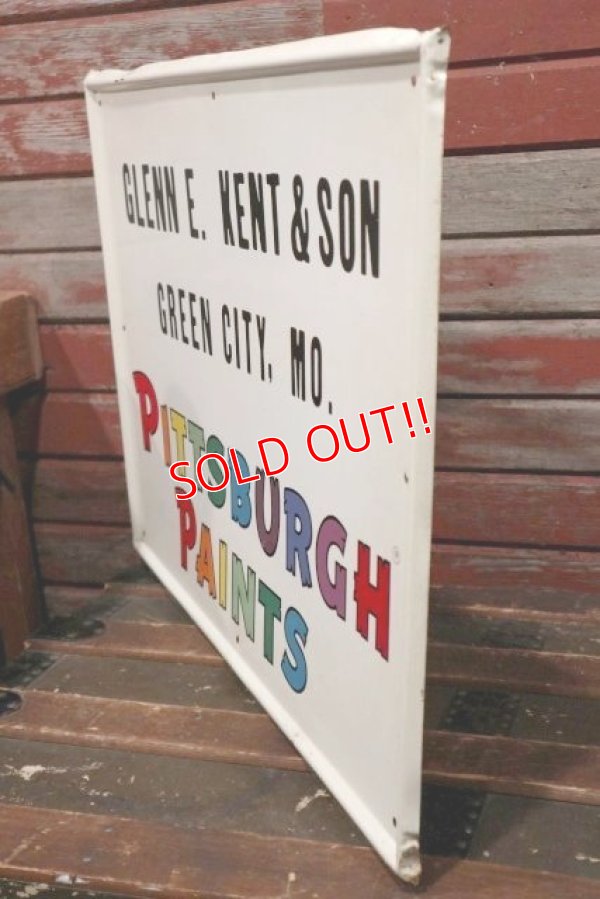 画像5: dp-210901-49 PITTSBURGH PAINTS / 1960's〜 Metal Sign