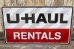 画像7: dp-210901-42 U-HAUL / 2004 W-side Metal Sign