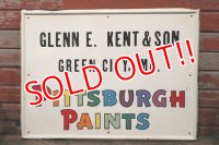 dp-210901-49 PITTSBURGH PAINTS / 1960's〜 Metal Sign
