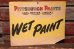 画像1: dp-210901-60 PITTSBURGH PAINTS / 1940's "WET PAINT" Paper Sign (1)