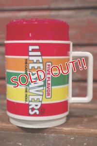 dp-210901-55 LIFE SAVERS / 1981 Plastic Mug (Red)