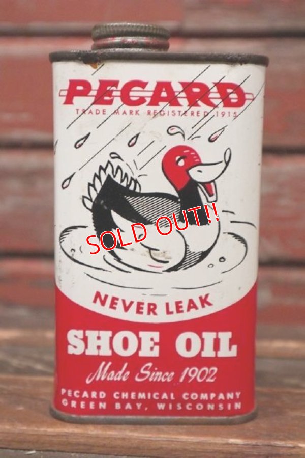 画像1: dp-210901-56 PECARD / 1960's Shoe Oil Can