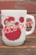 ct-210301-56 Strawberry Shortcake / Raspberry Tart 1980's Anchor Hocking Mug