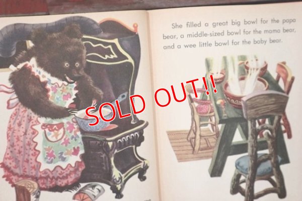 画像4: ct-210901-43 a Little Golden Book / 1940's "The Three Bears" Picture Book